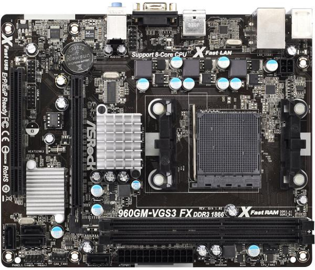 ASRock 960GM-VGS3 FX (PCI-E DDR3) - 125206 - zdjęcie 4